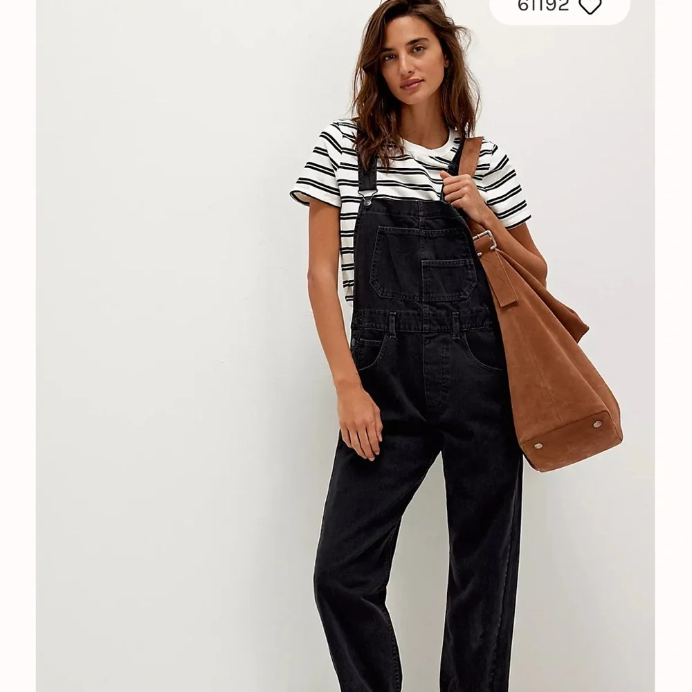 We The Free Charcoal Denim Overalls - Picture 3 of 3